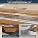 thumbnail image 3 of Escritorio oficina madera espesor 25mm 140x60x75cm, 3 of 3