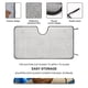 thumbnail image 2 of Los Cuatro Fantásticos Parasol Para Parabrisas Delantero Protector Plegable Visera Solar Para Auto Bloquea Rayos Uv Mantiene Tu Vehículo Fresco 130cm*70cm, 2 of 6