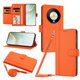 thumbnail image 1 of Honor X9B/Magic 6 Lite Funda Billetera con Cierre Magnético, Naranja, 1 of 6