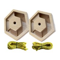 Magideal - 2 Piezas Que Trepan Los Dedos De Los Dedos Del Hangboard, La Muñeca Para La Muñeca Y El Fortalecimiento Del Antebrazo De La Tabla De Entrenamiento De