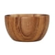 thumbnail image 2 of Ensaladera De Madera Natural Redonda De Primera Calidad, Utensilios Para Servir Frutas, Cuencos De 10x6 Cm, 2 of 3