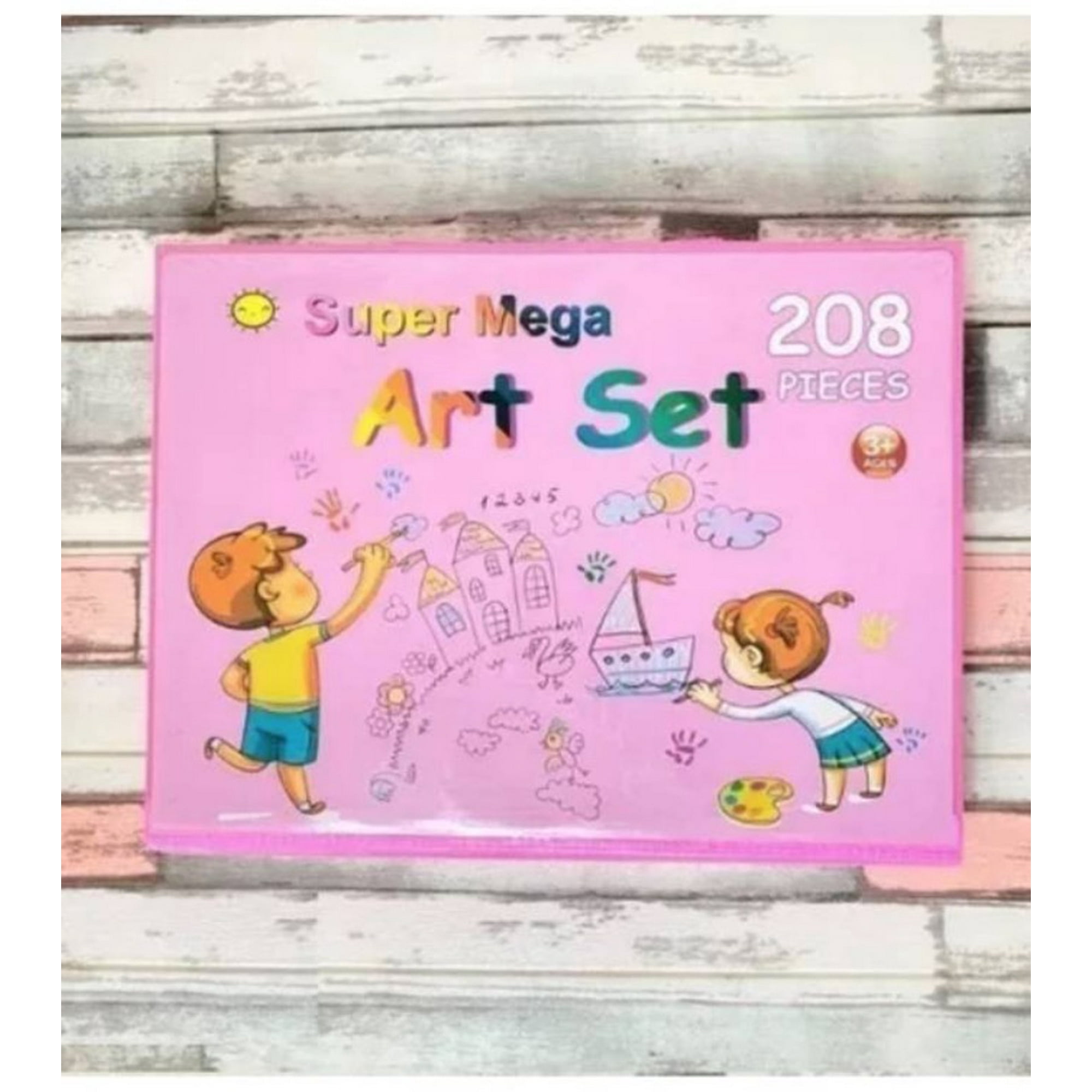 Tomasstore - Set Dibujo Portátil 208 Piezas De Arte Para Niños Kit