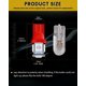 thumbnail image 5 of Bombilla LED YM E-Bright 194 T10 5050 5-SMD 12 V roja para coche x20, 5 of 6
