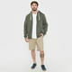 thumbnail image 4 of Polerón Hombre Full Zipper Verde Militar Corona, 4 of 5