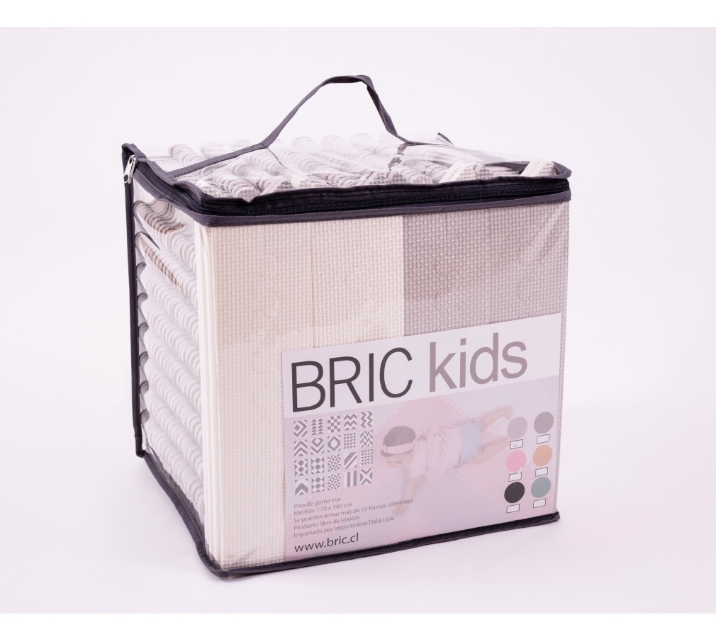 Bric - Alfombra Bebe Goma Eva Gris 170X140Cm