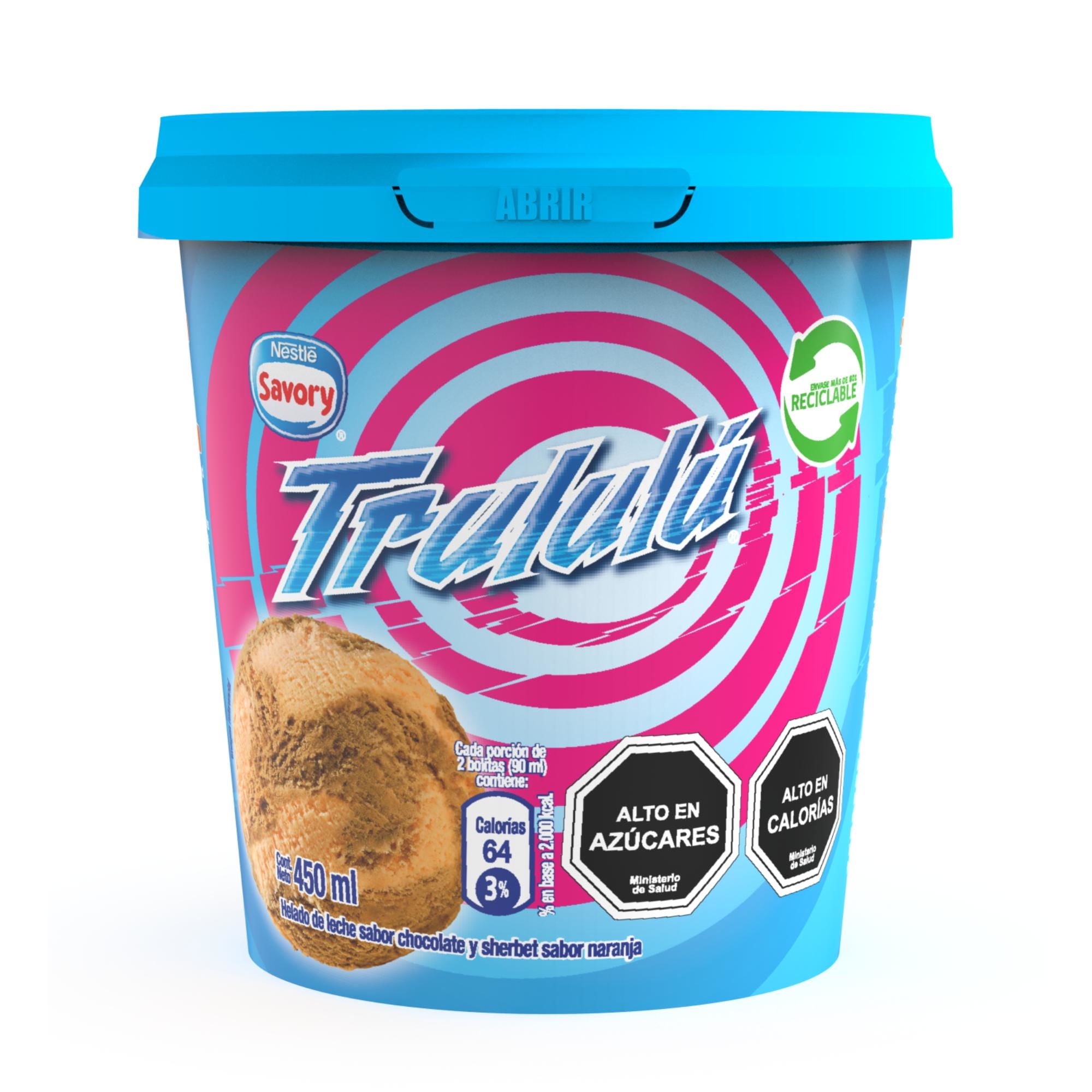 Helado Trululú Chocolate Naranja 450 ml Savory