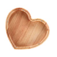Magideal - Hucha De Madera, Caja De Monedas En Forma De Corazón Con Ventana Transparente, Caja De Ahorro De Dinero, Adorno Para Decoración De Mesa, Regalos Navid