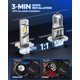 thumbnail image 5 of Bombilla de luz antiniebla Marsauto H3 12000 lm 6500K blanco (paquete de 2), 5 of 7