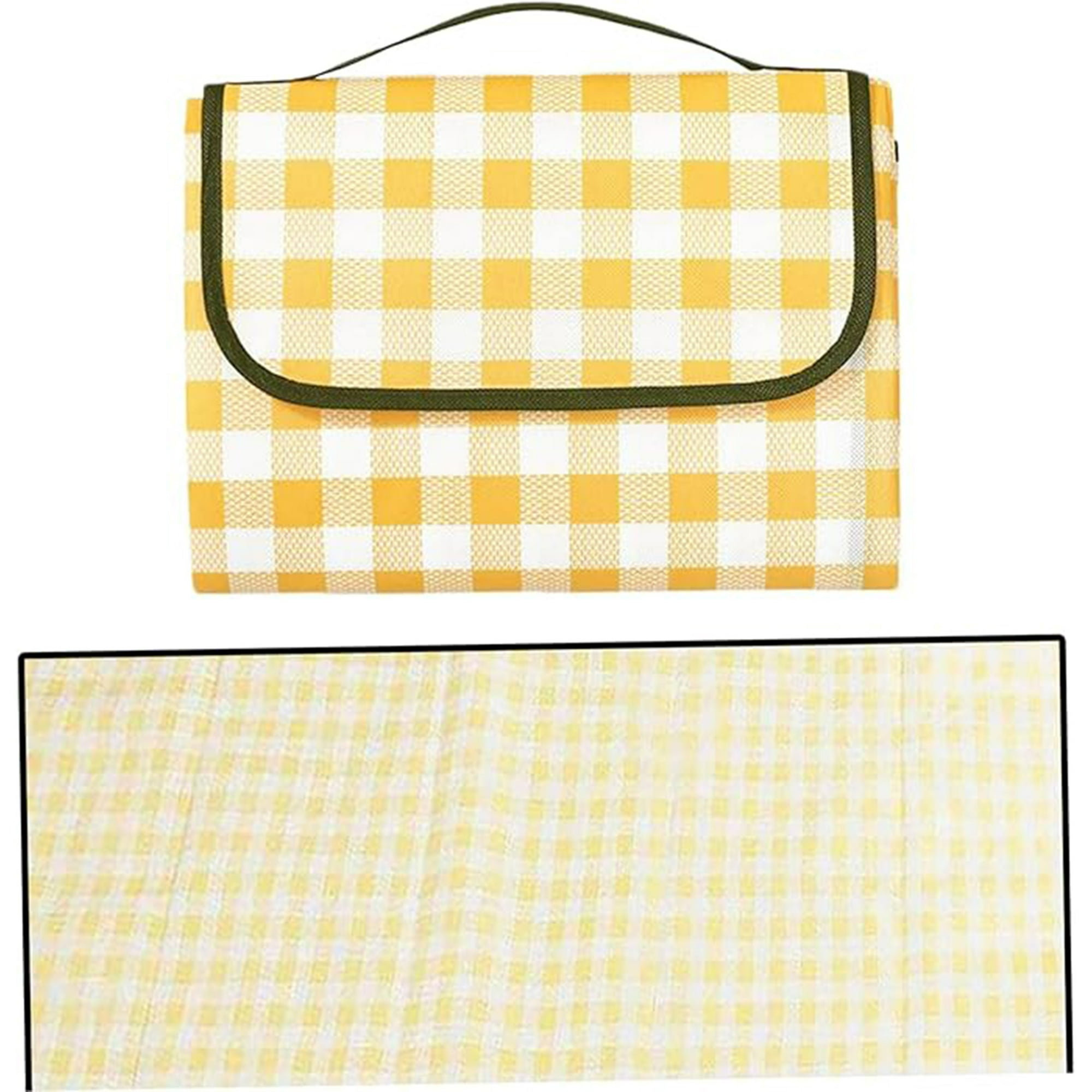 Veat00l - Manta De Picnic, Manta De Campamento De Gran Tamaño 59 X 78 Pulgadas, Plegable E Impermeable, Adecuada Para 1 - 4 Adultos Para Viajes Al Aire Libre, Camping, Senderismo (150 X 200 Cm)