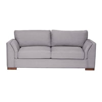 Latam Home - Sofa Cama Milan 2Pl Con Resortes Pocket Lino Gris Claro