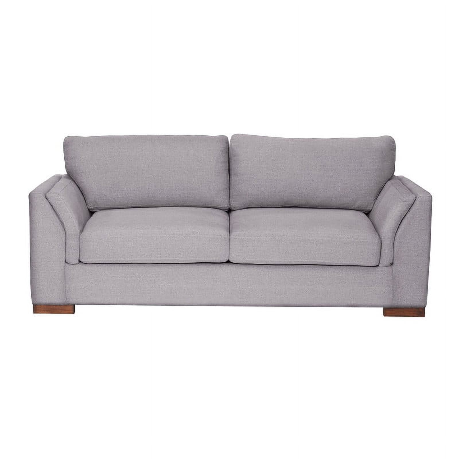 Latam Home - Sofa Cama Milan 2Pl Con Resortes Pocket Lino Gris Claro