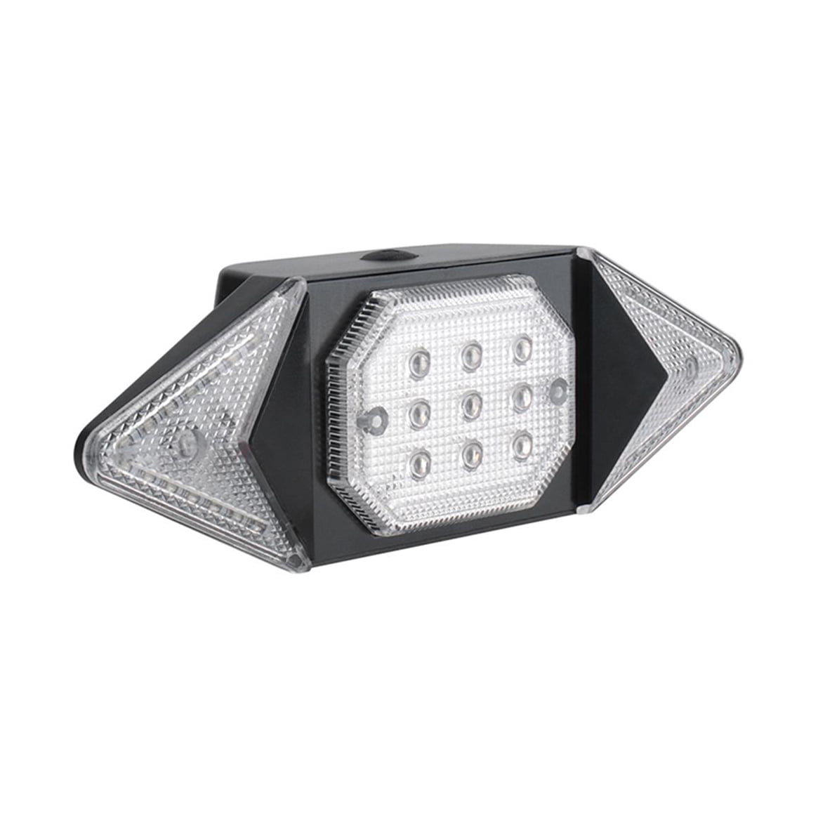 Frc - Luz Trasera Led Recargable Con Cruces Y Control Inalámbrico