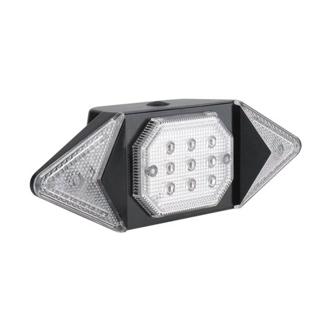 Frc - Luz Trasera Led Recargable Con Cruces Y Control Inalámbrico