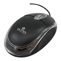 Ultra - Mouse Alambrico Optico Usb 3 Botones Negro 120Un