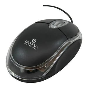 Ultra - Mouse Alambrico Optico Usb 3 Botones Negro 120Un