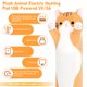 thumbnail image 3 of Almohadilla Térmica de Peluche Gato Naranja con USB 55 cm - Sprinqdawin, 3 of 9