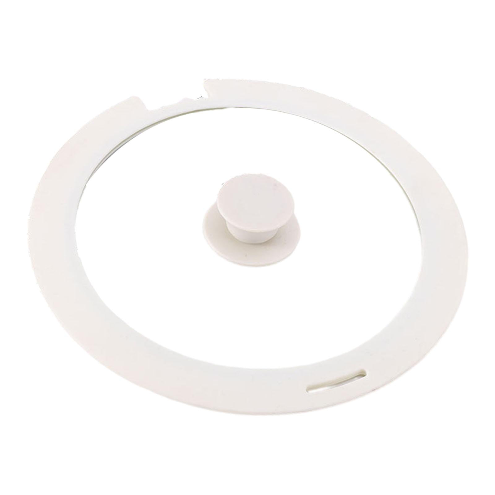 Bothyi - Tapa De Olla De Vidrio, Parte De Utensilios De Cocina, Cubierta De Sartén Para Sartenes, Ollas, Wok, Blanco M