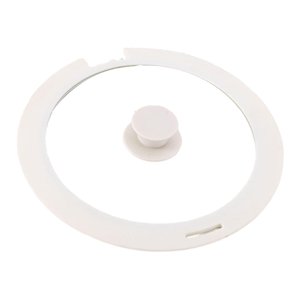 Bothyi - Tapa De Olla De Vidrio, Parte De Utensilios De Cocina, Cubierta De Sartén Para Sartenes, Ollas, Wok, Blanco M