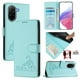 thumbnail image 1 of Funda tipo cartera FOXDOCK para Xiaomi Poco C71 con soporte, ranuras, RFID, diseño de gato, 1 of 5