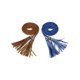 thumbnail image 1 of INSPIRE CHIC Cinturones Delgados Trenzados con Flecos para Mujer para Vestido Marrón y Azul Real, 1 of 7