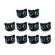 thumbnail image 4 of 10 Piezas De Cuentas De Cabeza De Gato, Cuentas De Gatito Para Pulseras, Adornos, Cuentas Negras Y Ojos Azules, 4 of 5