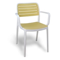 Novahus - Silla Terraza Plástica Sahara Blanca