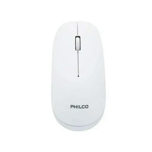 Philco - Mouse Inalambrico Usb 3 Botones 1600 Dpi Blanco Pro