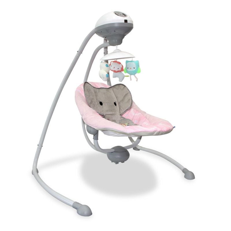 Bebeglo - Silla Mecedora Columpio Electrónico Rosado