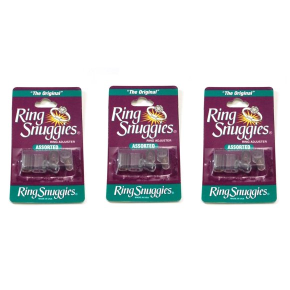 Ring Snuggies Ajustadores de Anillos - Pack de 3 (tallas variadas)