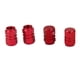 thumbnail image 2 of 4 Llantas De Rueda De Aluminio, Tapas De Válvula De Aire De Vástago, Cubierta De Neumático, Coche, Camión, Rojo, 2 of 2