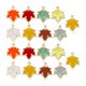 thumbnail image 1 of 45 Uds. Colgantes De Abalorios De Hoja De Arce, Pulsera Colgante De Joyería De Aleación DIY De 19x24mm, 1 of 5