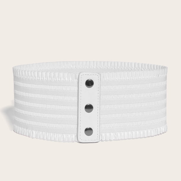 Slimmer Figure Instantly: Women's Stretchy Snap-Button Corset Belts for Waist Reduction