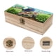 thumbnail image 3 of Caja Organizadora de Madera Rústica Los Vecinos Green, 3 of 6