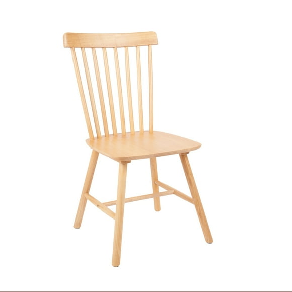 Silla Windsor Madera Maciza De Alta Calidad Estructura Fuerte Barnizado Semi Matte - Natural