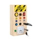 thumbnail image 3 of Tablero Ocupado Con Luces LED, Juguetes Sensoriales De Madera Para Niños De 1, 2, 3 Y 4 Años, 3 of 5