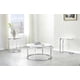 thumbnail image 2 of Mesa Auxiliar Steve Silver Furniture Echo Mármol Blanco en Forma de C, 2 of 5