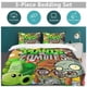 thumbnail image 5 of Plants Vs Zombies Quilt Set Thicken Soft 3 Pieces Bedding Set All Season Duvet Cove with 2 Pillowcases for Adult Women Girls Teens Home Room Decor, 5 of 5