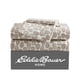 thumbnail image 1 of Sábanas de franela Eddie Bauer de tamaño completo con fundas de almohada, color beige, 1 of 6