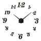 thumbnail image 1 of Acrílico DIY Reloj De Pared Grandes Pegatinas De Pared Reloj Números Arábigos Para La Escuela Negro, 1 of 5