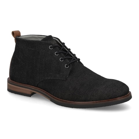 Bullboxer Botines Hombre Textil Cordones Elasticados Krapina-6-76 Negro 41