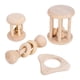thumbnail image 2 of 4 Piezas De Juguetes De Madera Para Bebés, Juguetes De Sonajero De Madera De Coordinación Para Niños Y Bebés, 2 of 3