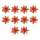 thumbnail image 4 of 10x Poinsettia Artificial Fiesta De Boda Flor Falsa Brillo Poinsettia Rojo, 4 of 5