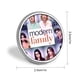 thumbnail image 2 of Familia Moderna theme Round Button Badge Premium Metal Construction Ideal For High end Events 2 8 Cm, 2 of 6