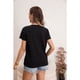 thumbnail image 3 of Polera Mujer Algodon Manga Corta Diseño Corazon 0051, 3 of 3