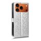 thumbnail image 4 of Funda Cartera Lunares iPhone 17 Pro con Tarjetero, Correa y Soporte Plata, 4 of 6