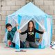 thumbnail image 4 of Play Tent Toynk Blue Hexagon Fantasy Castle Princess Kids, 4 of 7