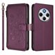 thumbnail image 2 of Funda Cartera Mariposa para [Xiaomi Redmi 14R] con Soporte y Cremallera Violeta, 2 of 6