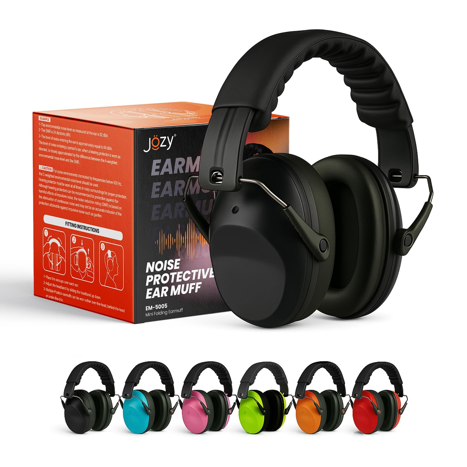 Auriculares Con Cancelación De Ruido Jozy Para Niños Con Protección Auditiva