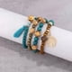 thumbnail image 1 of Creative Bohemian Bracelet Layered Beaded Stretch Bracelet, 1 of 5