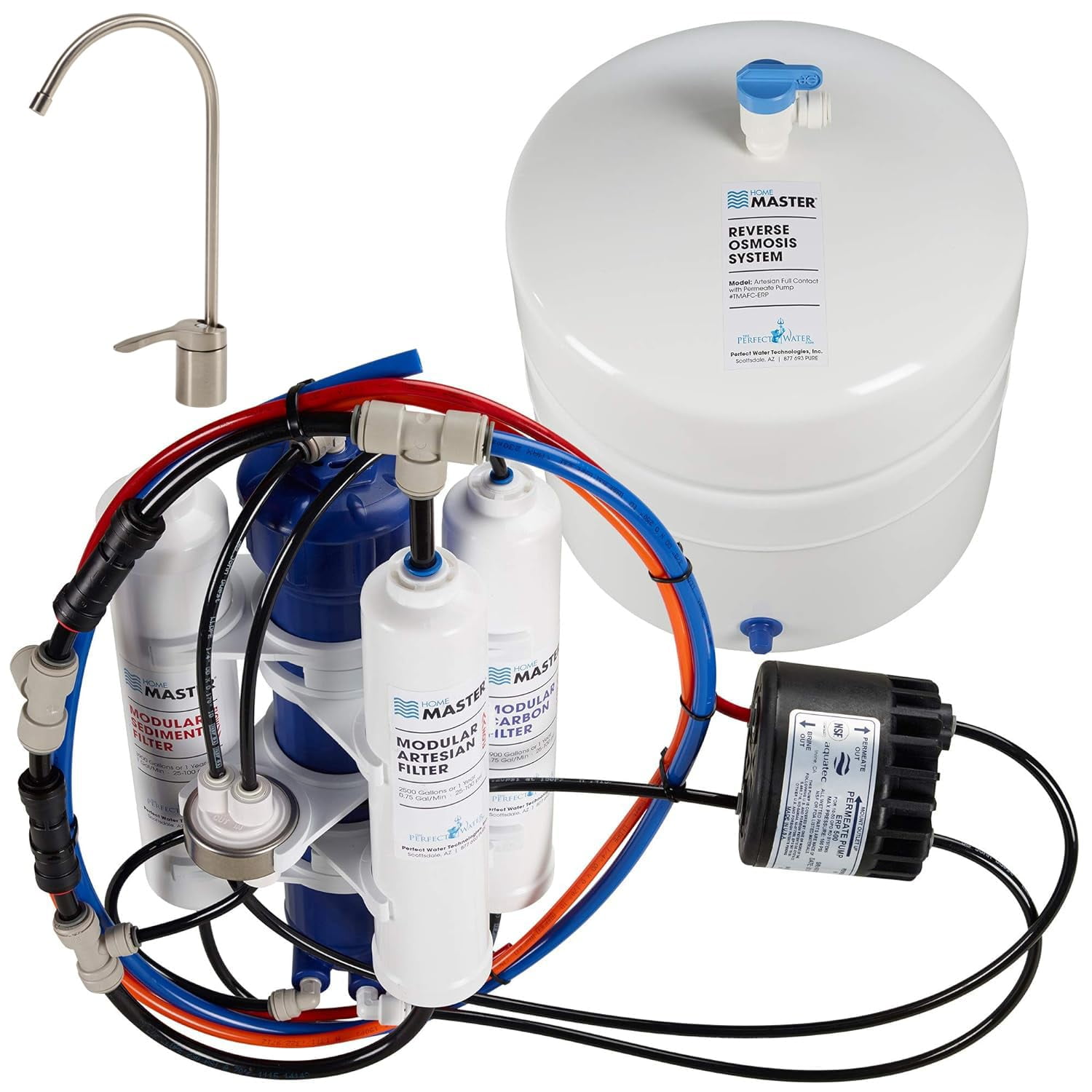 Sistema De Ósmosis Inversa Home Master Tmafc-erp Artesian